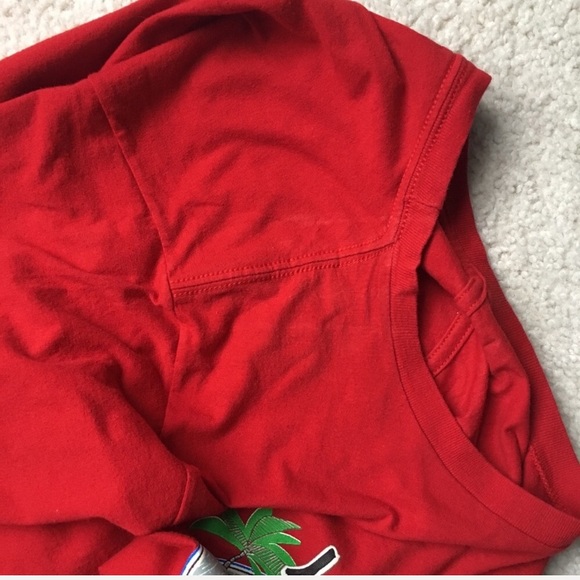 Men’s Adidas Red Go-To Tee size MED - Picture 5 of 8